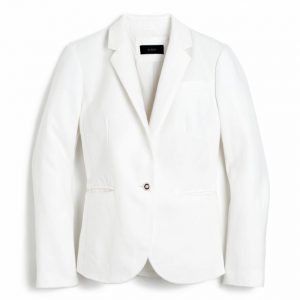 J. Crew White Blazer