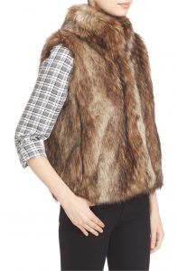 Narasha Faux Fur Vest at Nordstrom