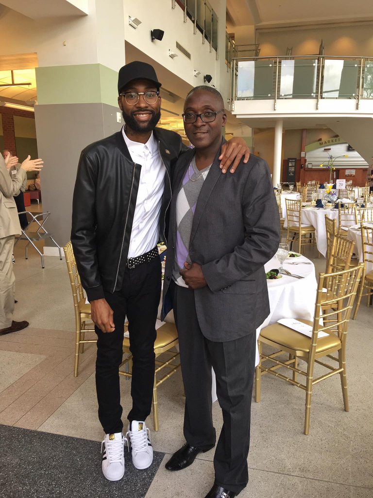 Mychael Knight his father