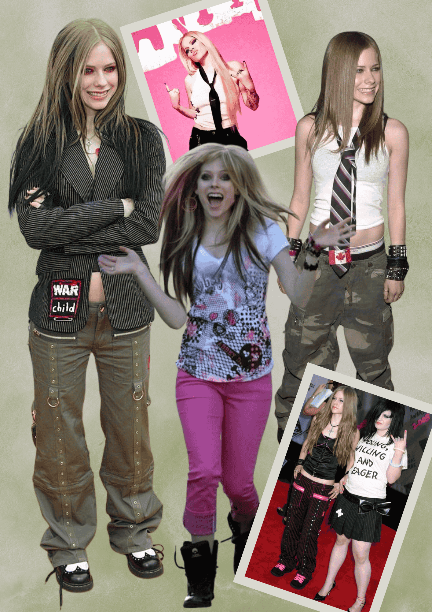 Avril Lavigne’s Pop Punk Uniform