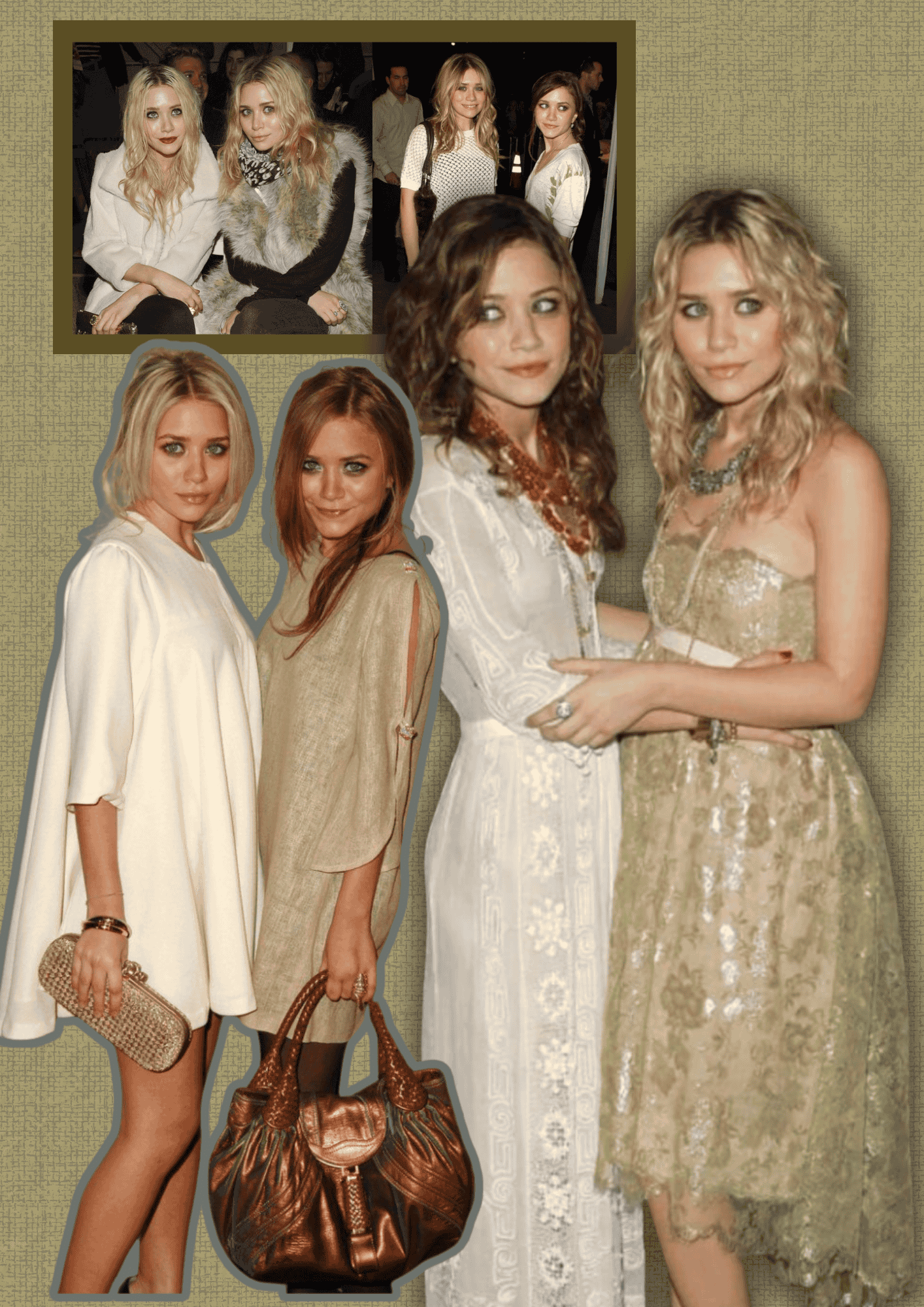 Mary Kate Ashley Olsen’s Layered Boho Looks