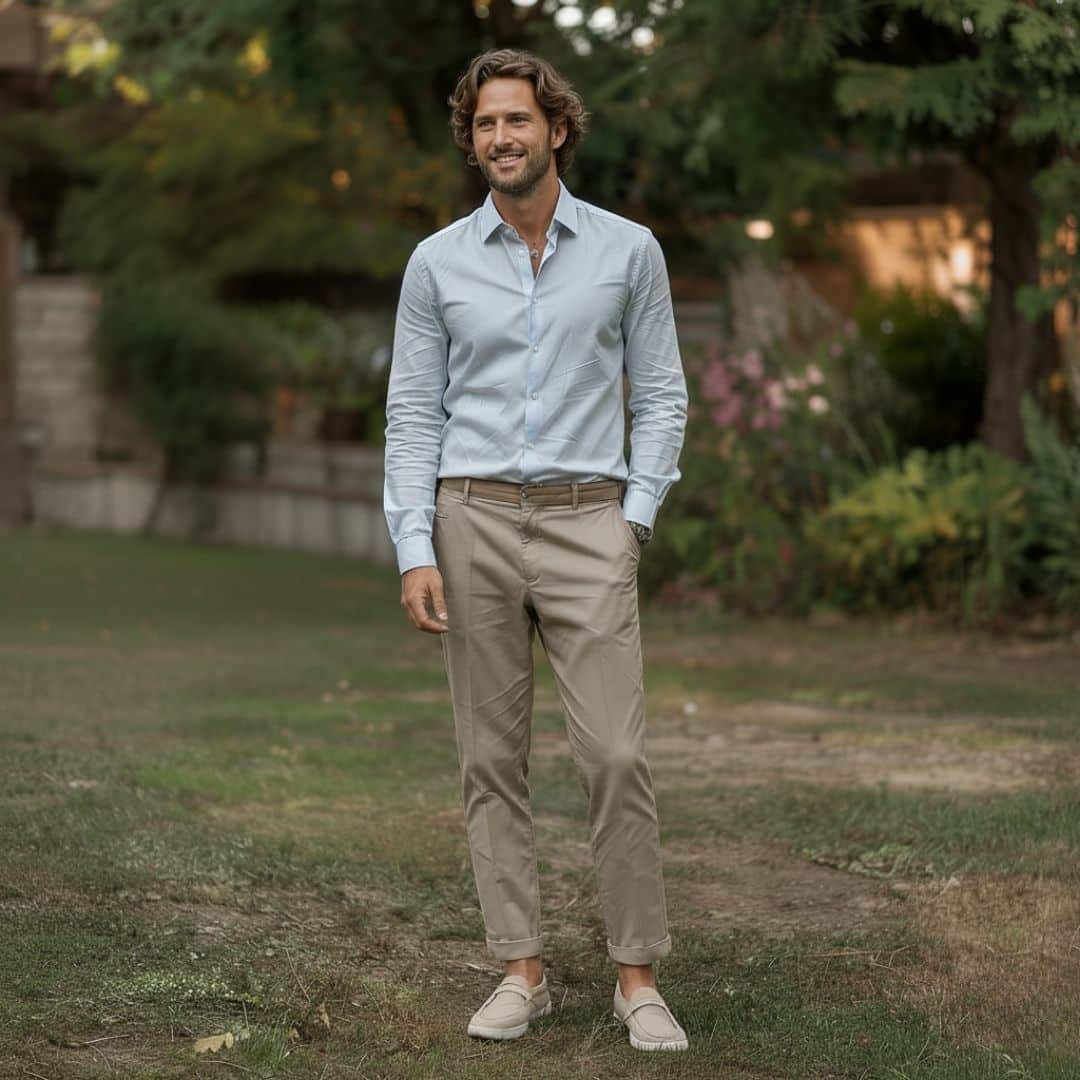 casual wedding outfit men