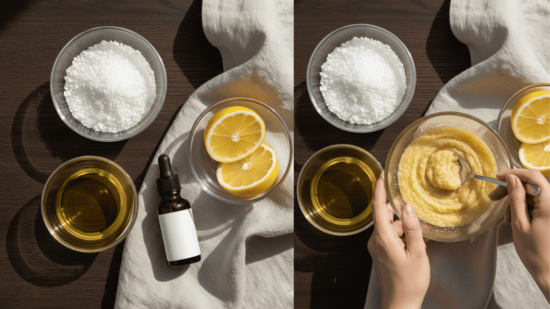 coconut oil diy body scrub