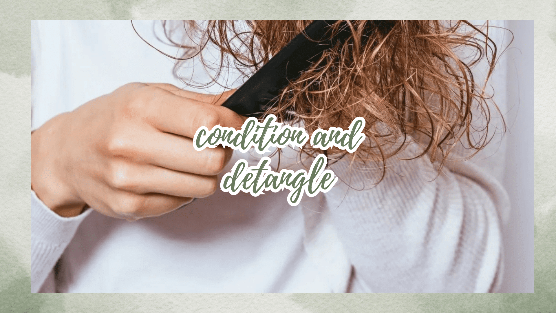 conditioning curly hair