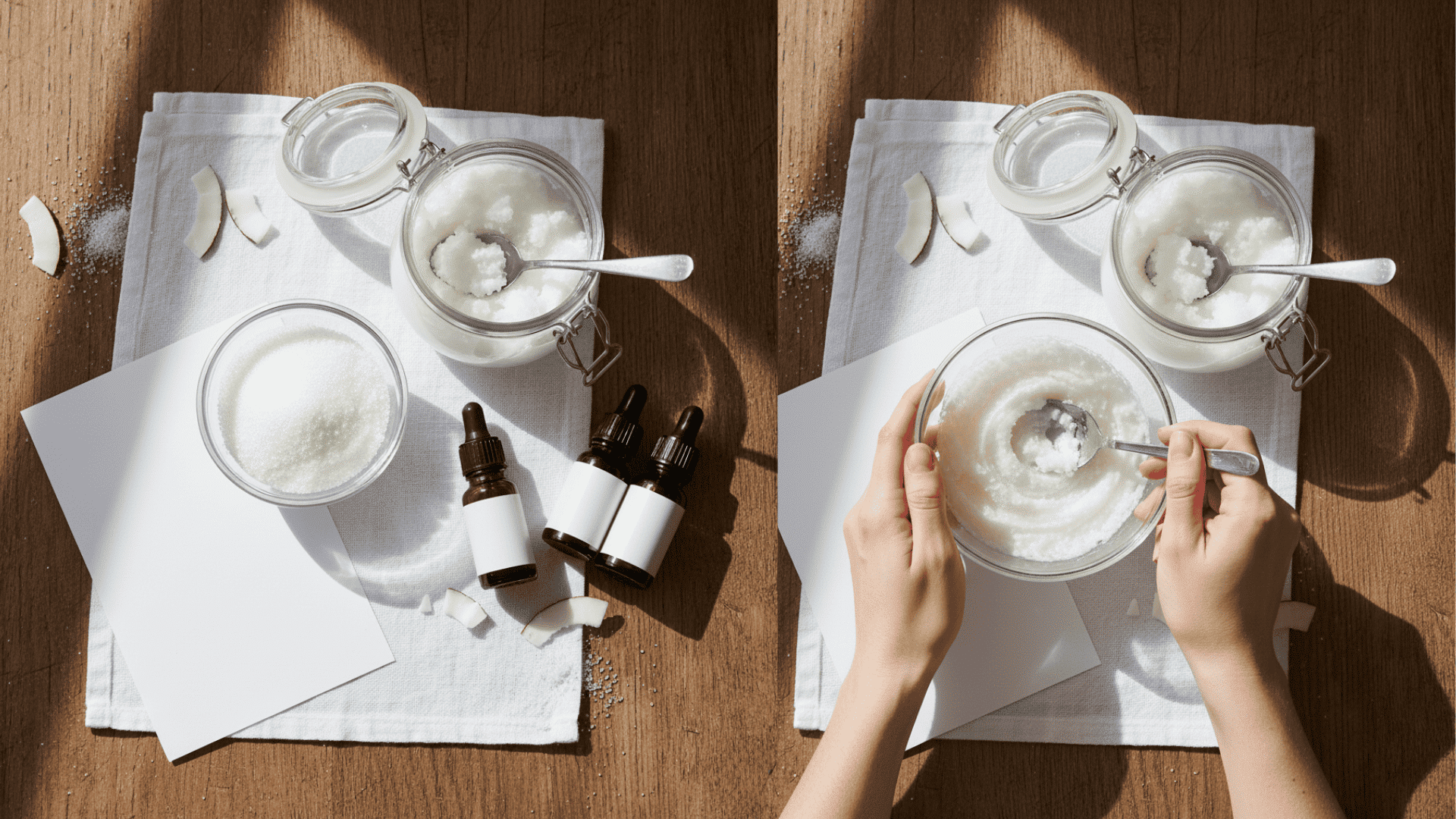 diy body scrub coffee