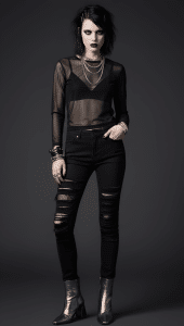 maximalist fashion grunge