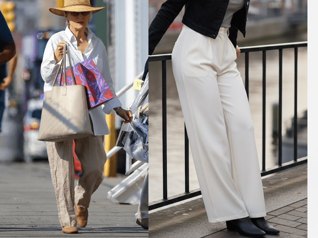 meryl streep's palazzo pants devil wears prada 2