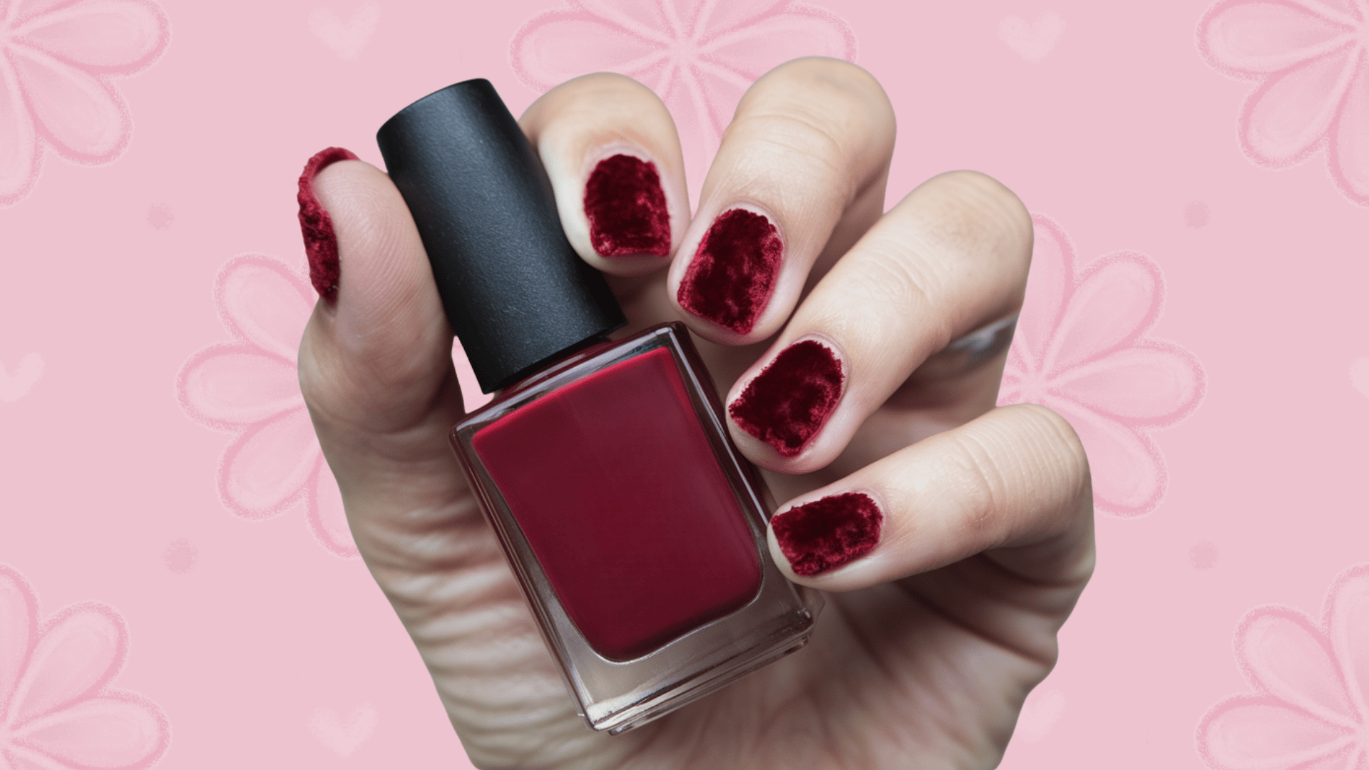 red nail ideas square