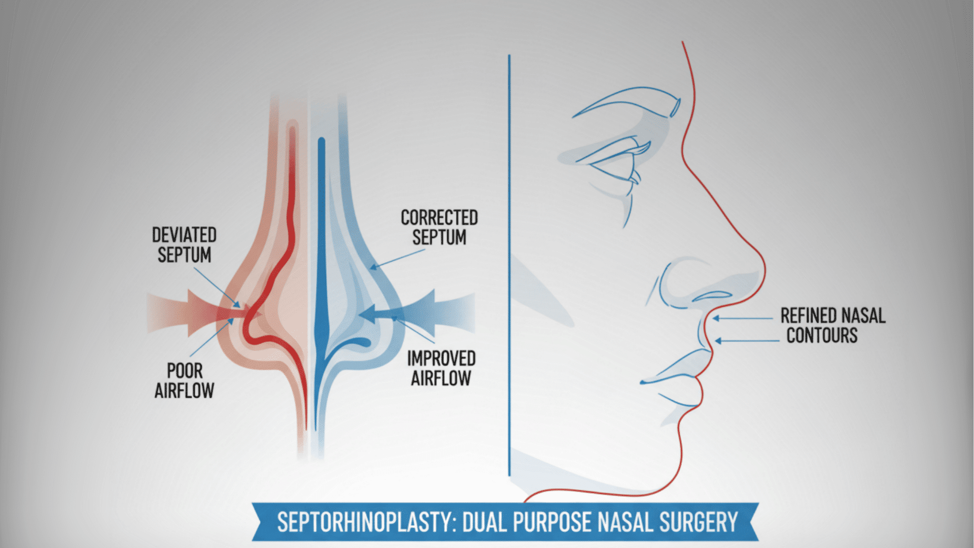 septoplasty and rhinoplasty together