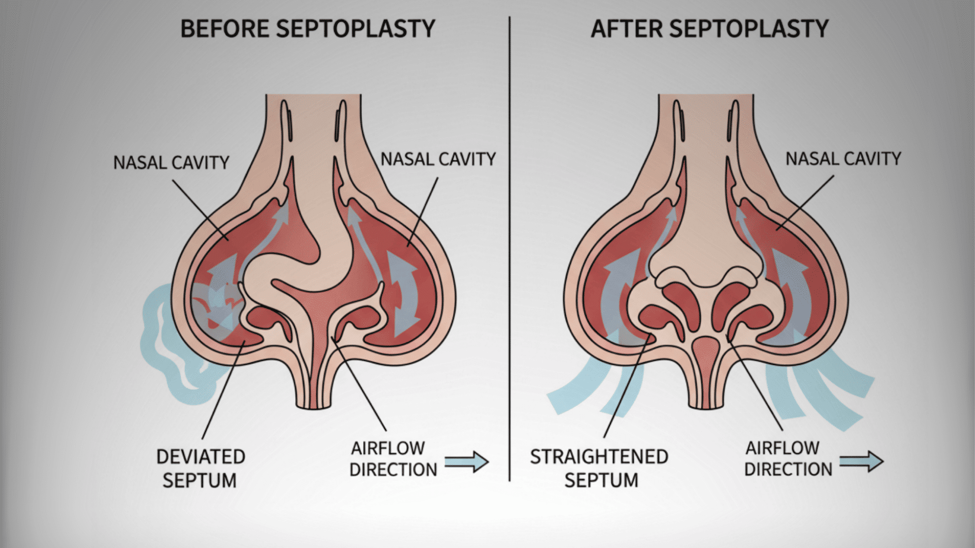 septorhinoplasty vs rhinoplasty cost