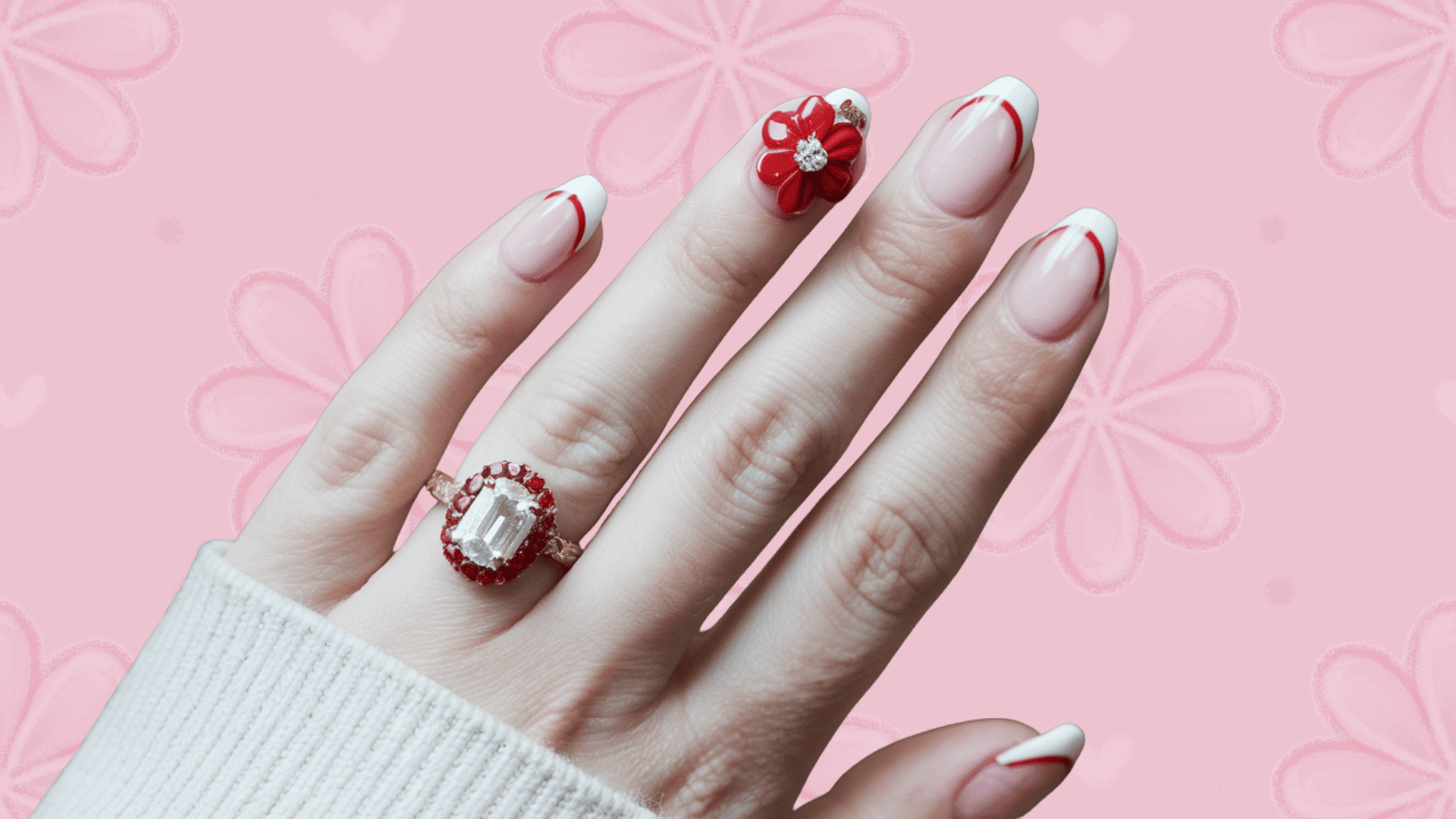 short red nail ideas