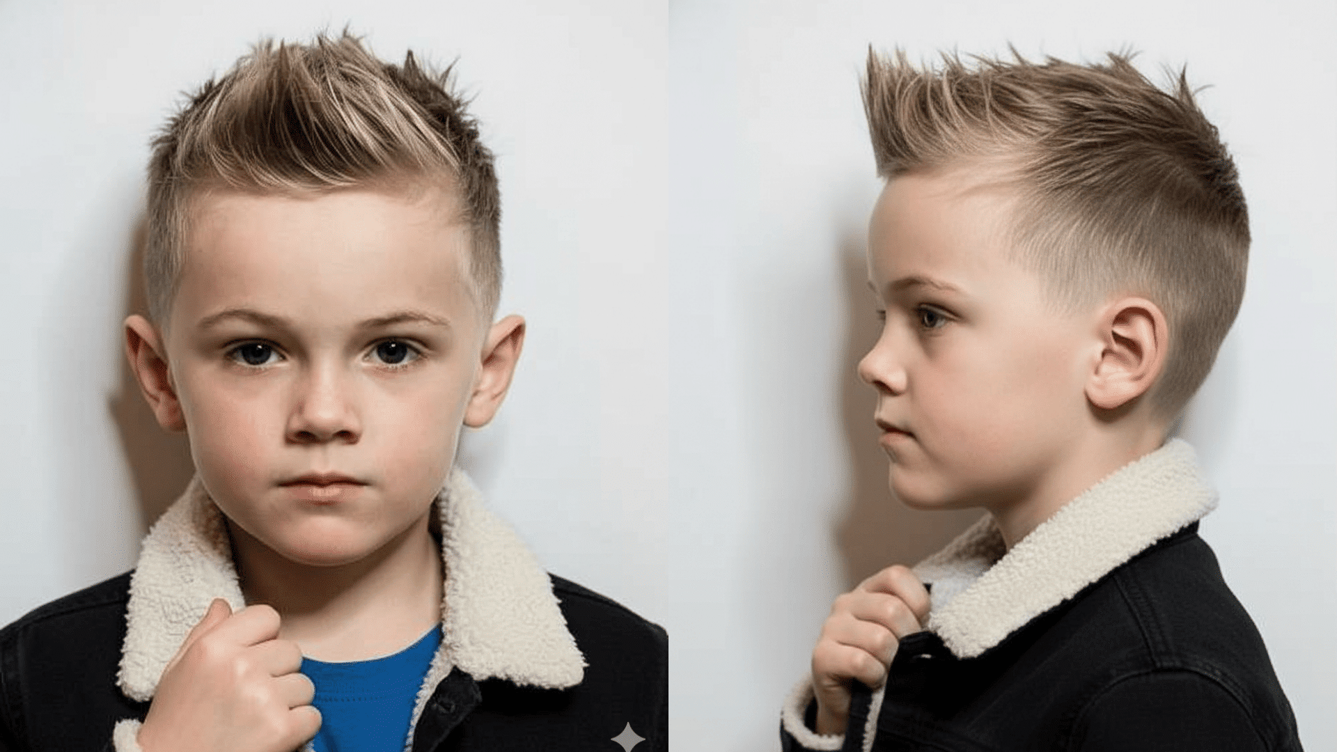 spiky fade haircut for boys