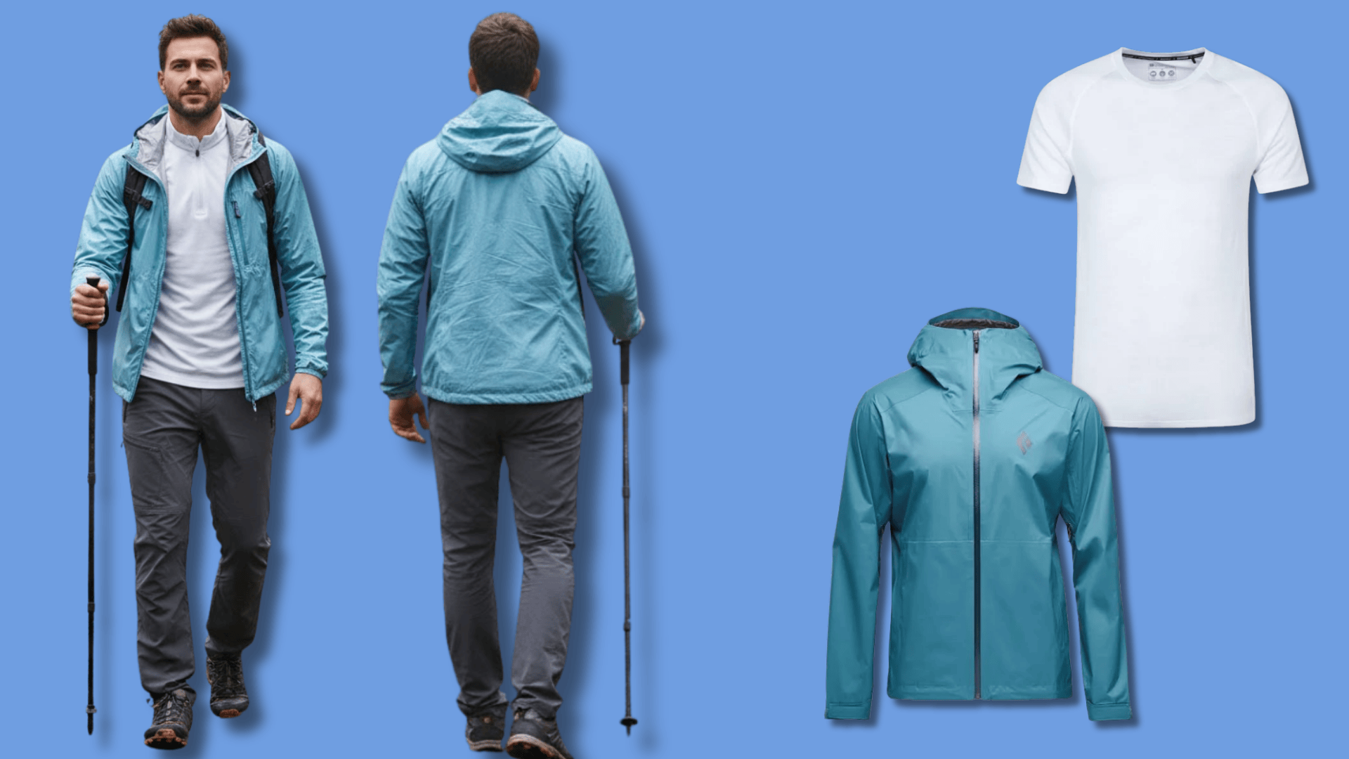 spring hiking outfits for men