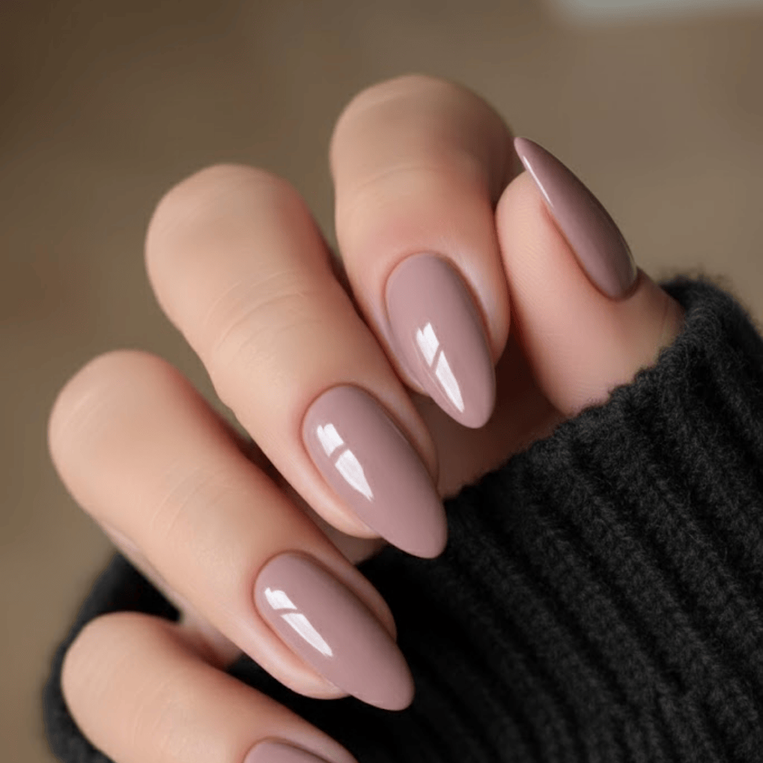 winter classy nails
