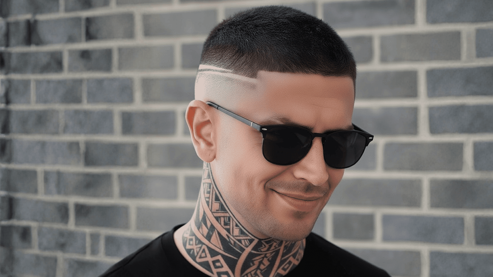 burr cut haircut for oval faces idea