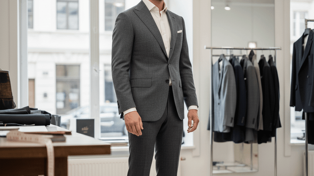 european men's fashion perfect fit