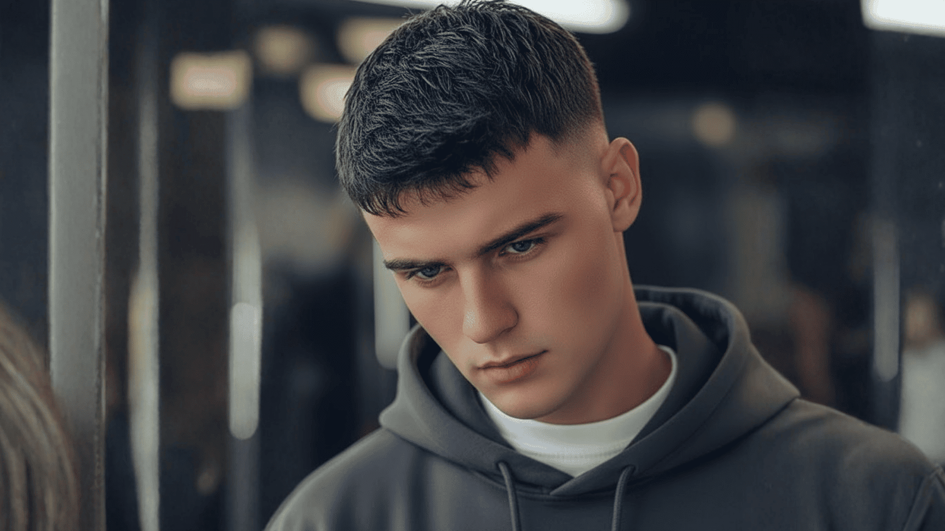 mid fade crop haircut for oval faces ideas