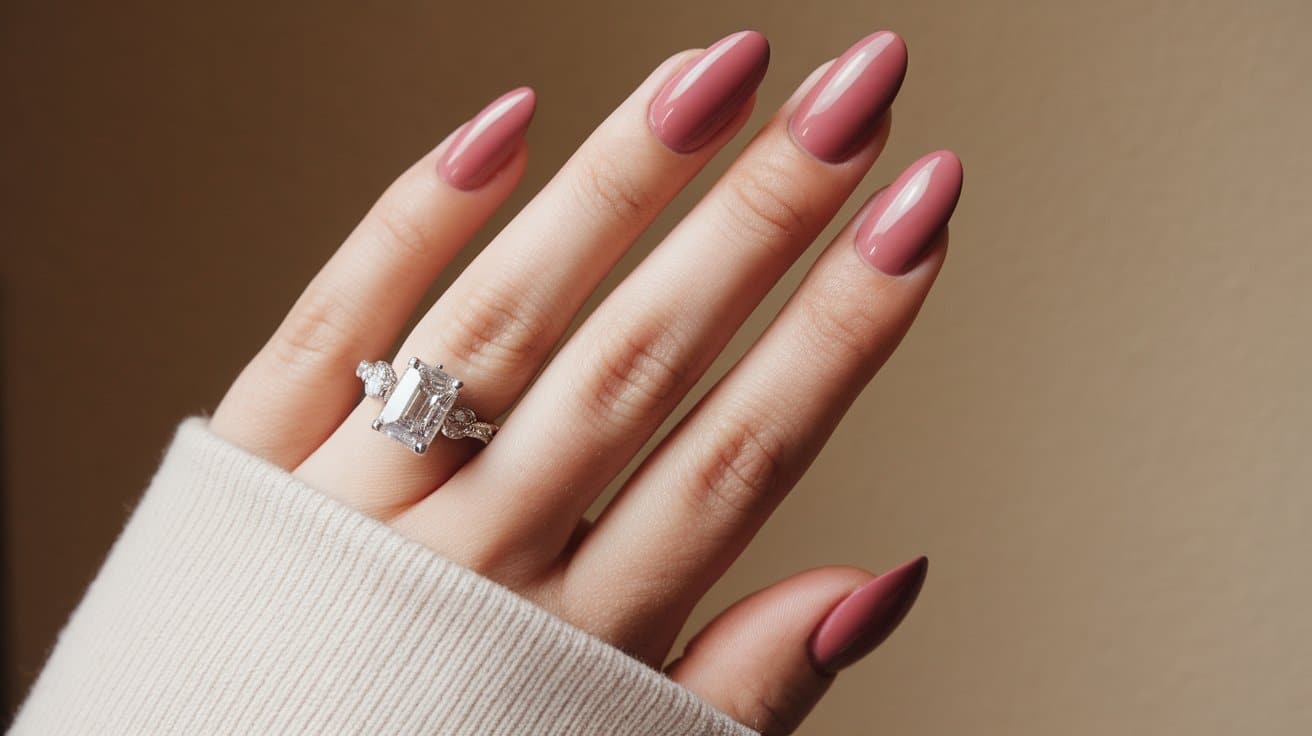 rosewood fall ombre nail shade