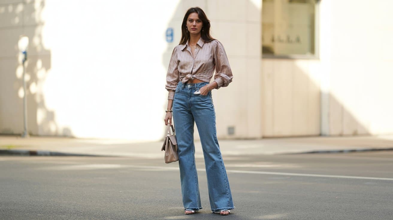 styling flare jeans