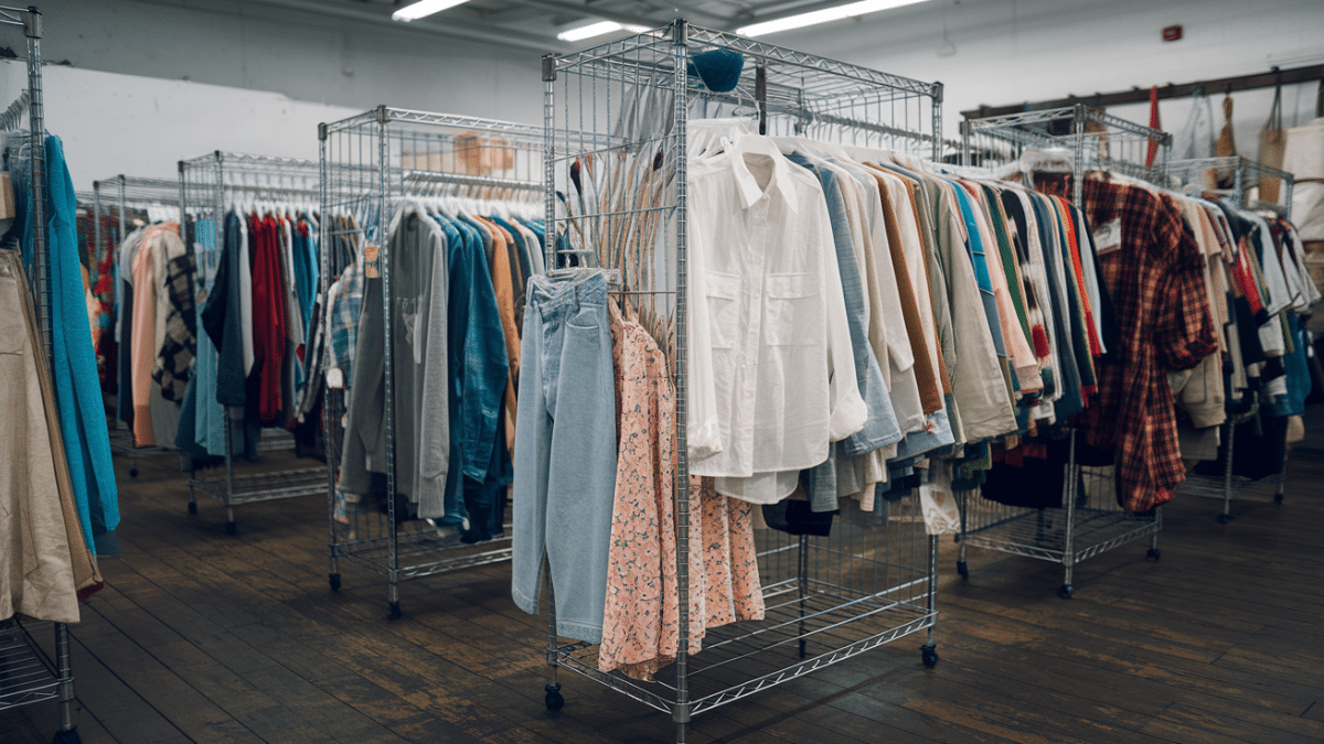 what is thrifting clothes