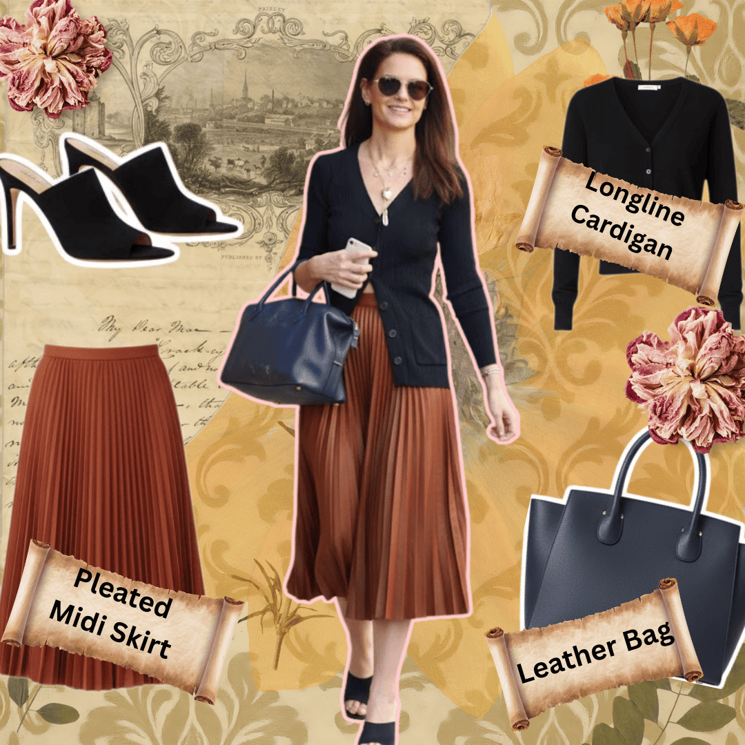 dark academia outfit plus size