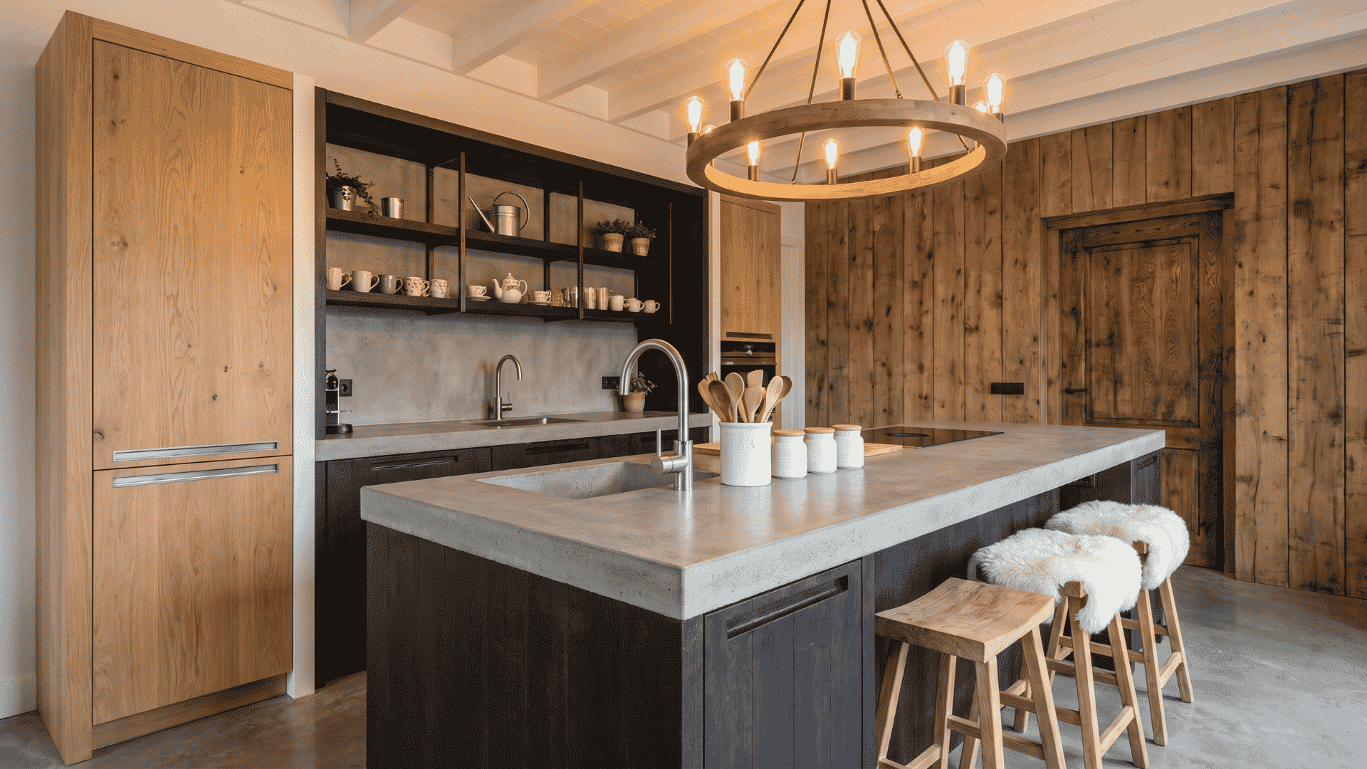 _Sustainable interior design layout for decorating and furnishing indoor spaces