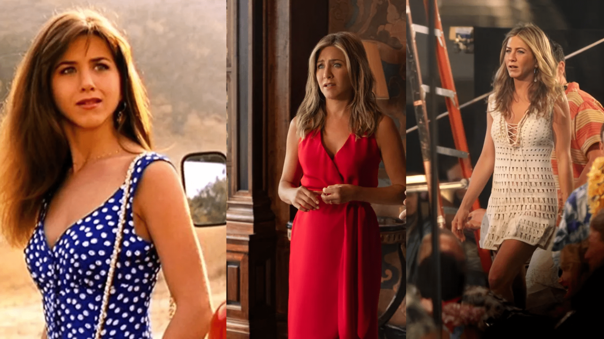 Jennifer Aniston 3 famous movies look
