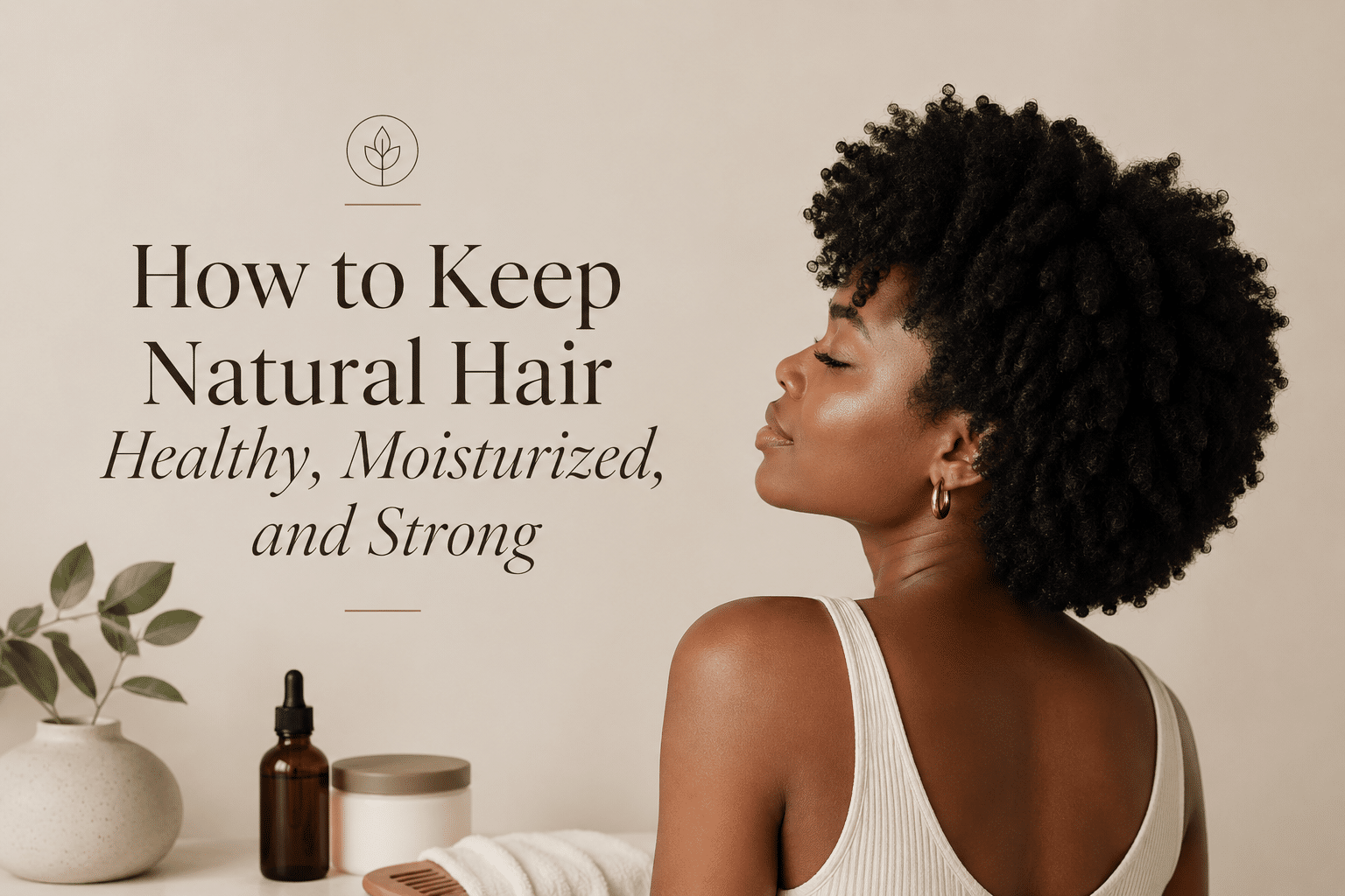 How to Keep Natural Hair Healthy, Moisturized, and Strong