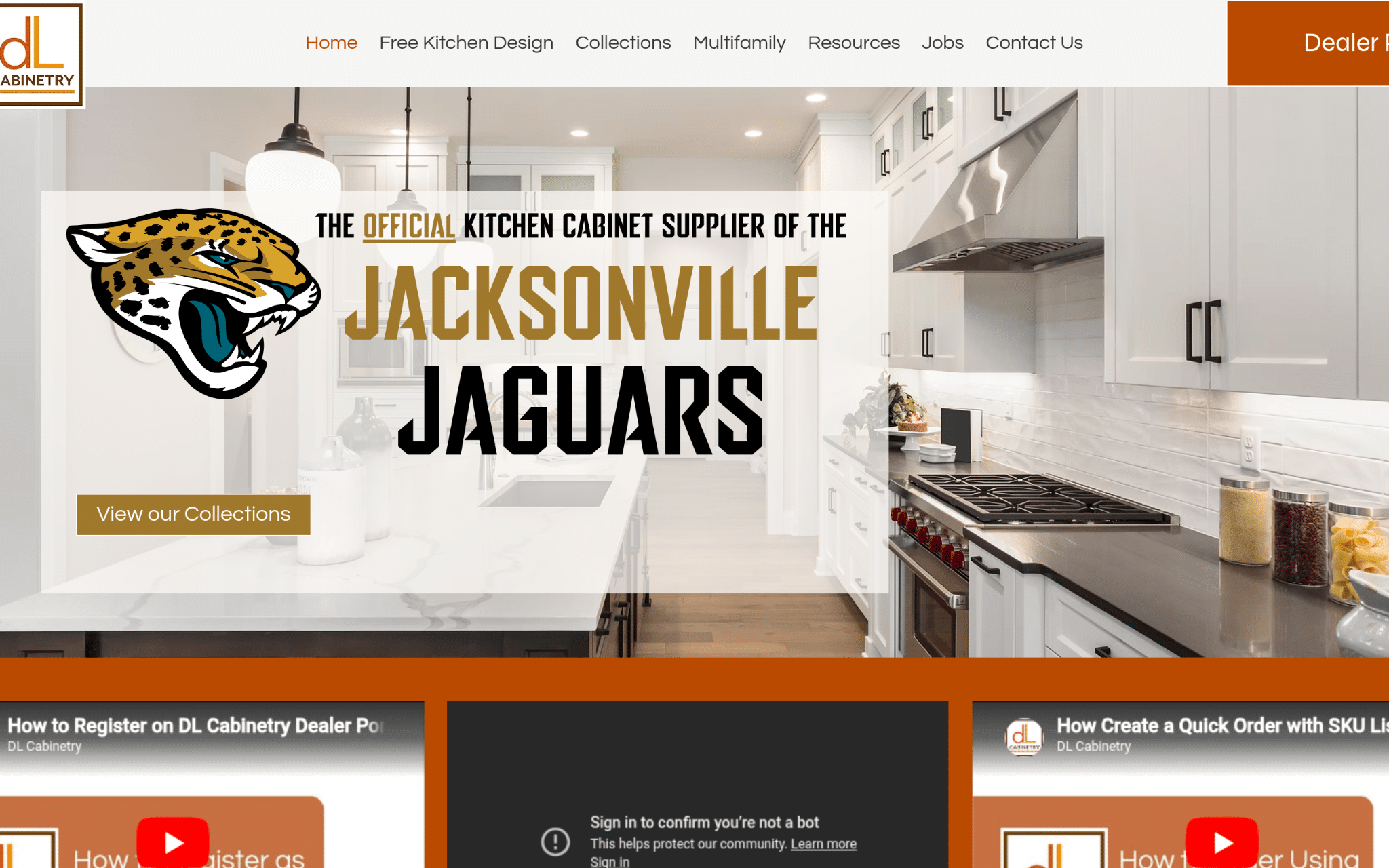 DL Cabinetry Screenshot