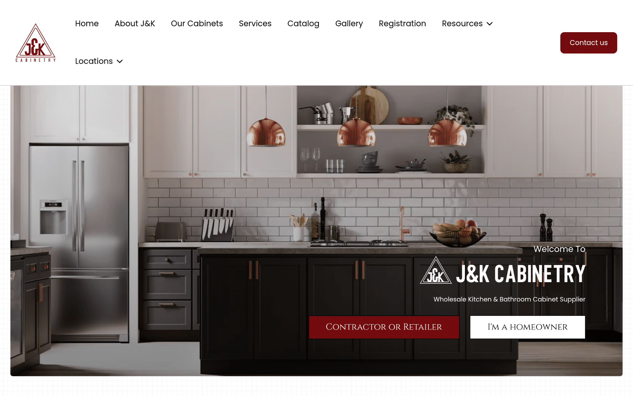 j&K Cabinetry Screenshot