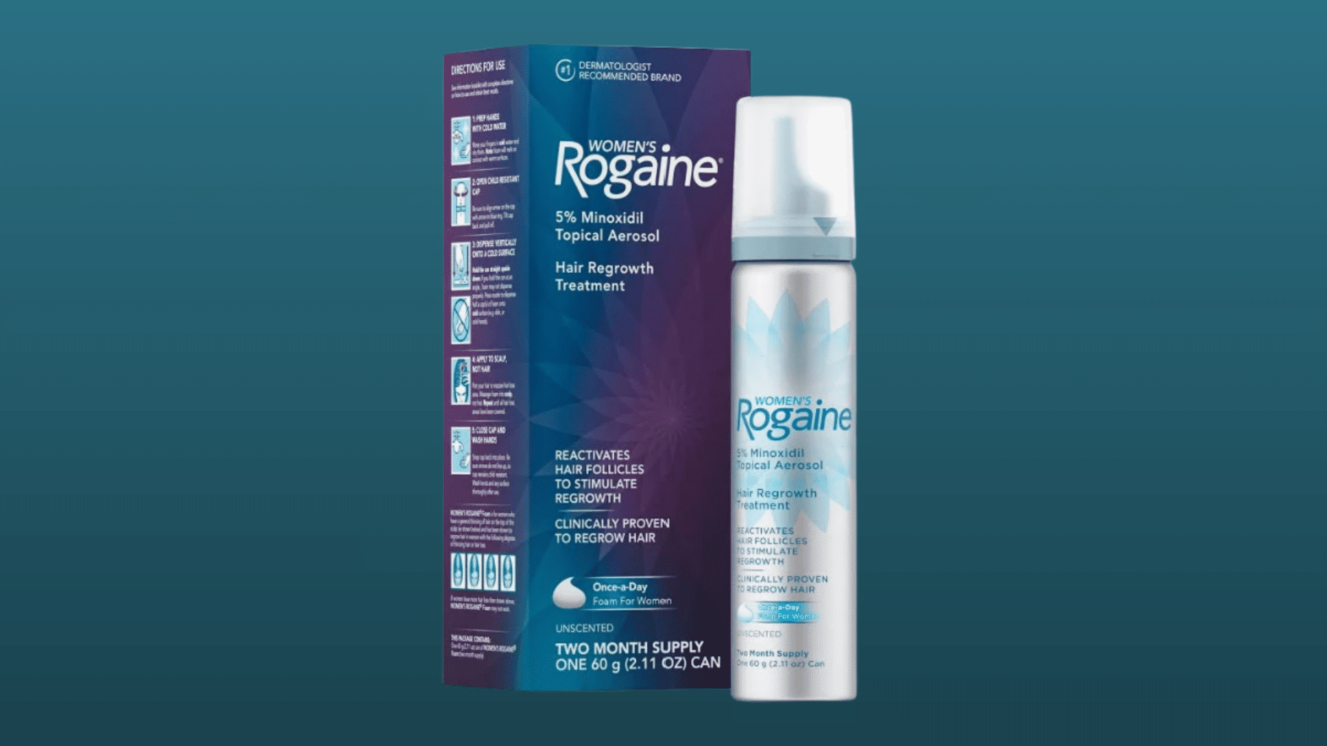 Kirkland Minoxidil topical solution bottle shown as a hair regrowth treatment product example